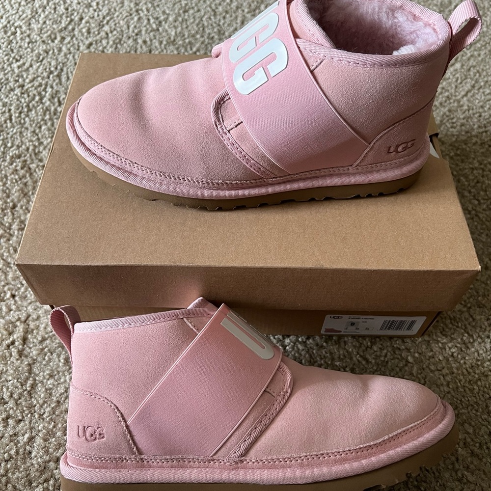 Light Pink UGG Ankle Boots